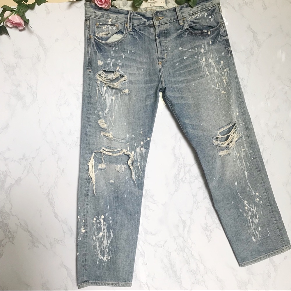 Abercrombie & Fitch | Destroyed Boot Cut Jeans